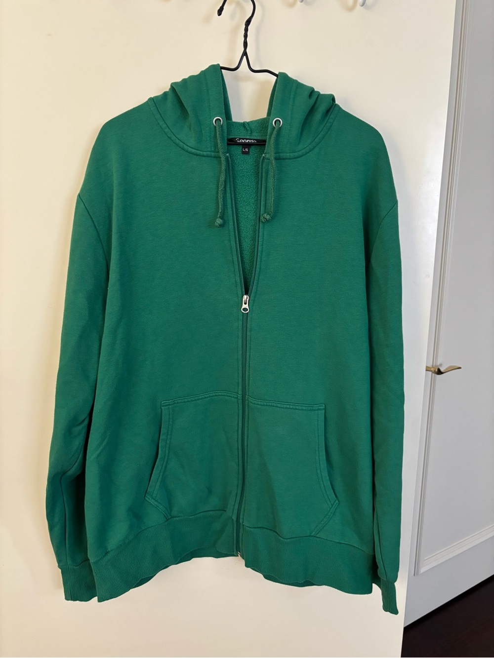 Green Zip Up Hoodie